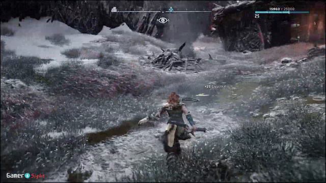 Horizon Zero Dawn - Nora Silent Hunter Master Stealth Kills Gameplay смотреть онлайн