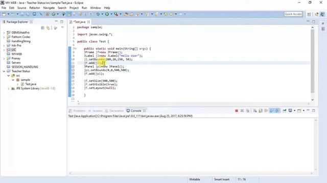 Resolving issue to put views(buttons,labels) correctly on frame in java смотреть онлайн