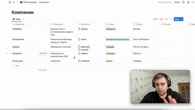 CRM-система в Notion для фрилансеров и малого бизнеса [Бесплатный шаблон] смотреть онлайн