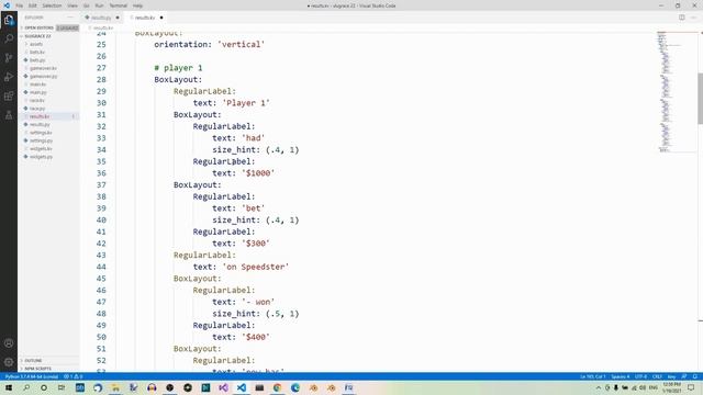 Kivy Part 22 - Slugrace - Results Screen GUI смотреть онлайн
