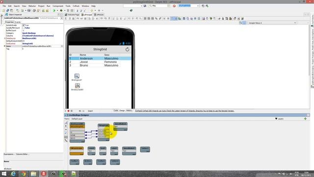 Delphi XE5 Android - StringGrid e Grid смотреть онлайн