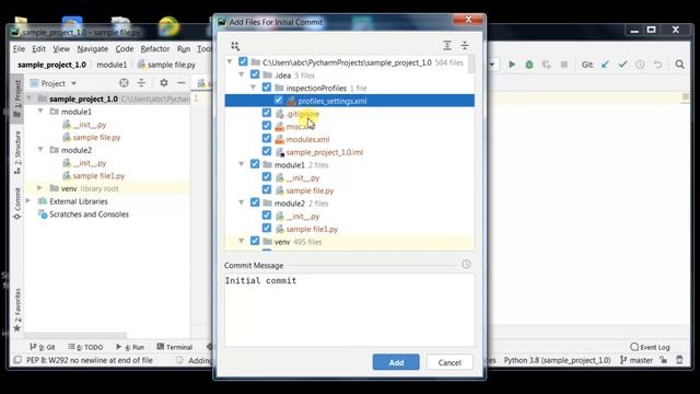 PYTHON - EXPORT PYCHARM PROJECT TO GITHUB смотреть онлайн