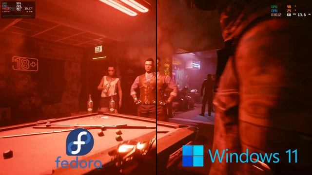 Cyberpunk 2077 - Linux vs Windows Benchmark смотреть онлайн