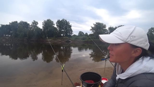 Рыбалка на фидер на реке Припять. смотреть онлайн