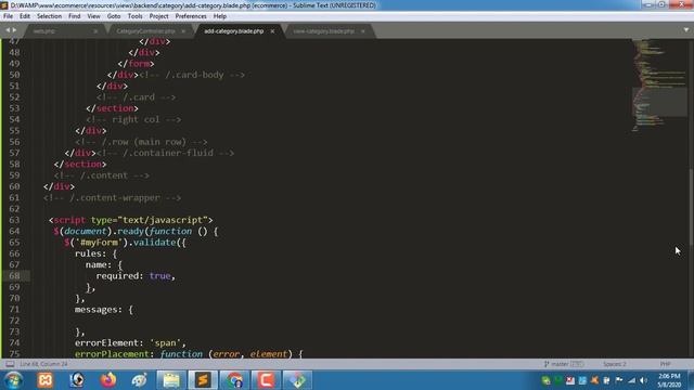Category management | Laravel 6 ecommerce | 2020*new tips* part 4 смотреть онлайн