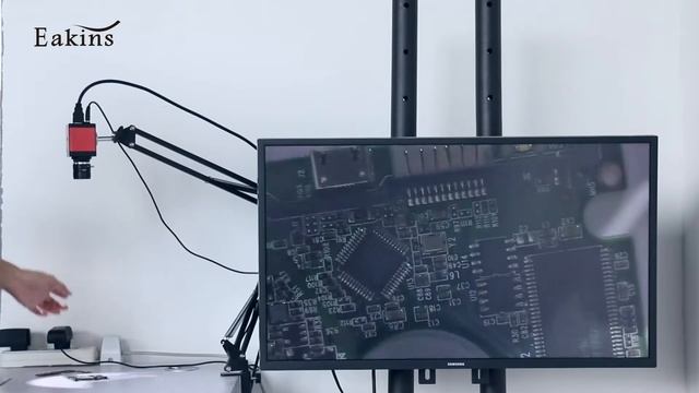 1080P 14MP HDMI VGA Digital Industrial Video Microscope Camera смотреть онлайн