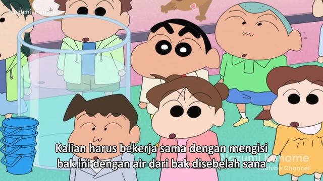 Shin-Crayon Shinchan Sub Indonesia - 「Pengalaman Pergi Ke Tempat Les」 смотреть онлайн