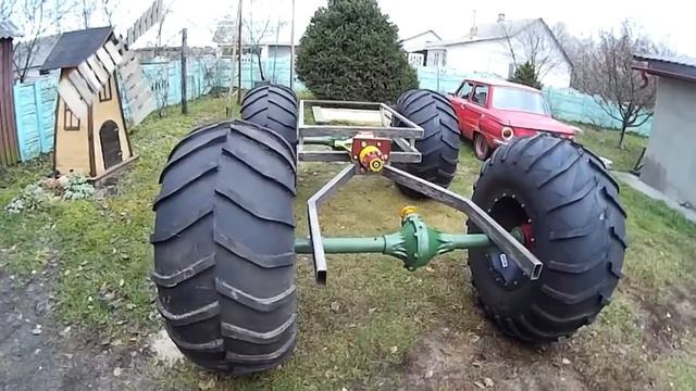 Вездеход на шинах низкого давления. 1часть
