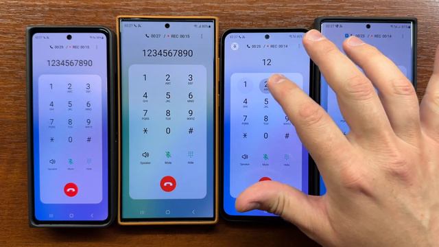 Samsung Galaxy Z Fold 4 vs S23 Ultra vs A54 vs Note 20 Ultra Quadruple Cellular Incoming Calls смотреть онлайн