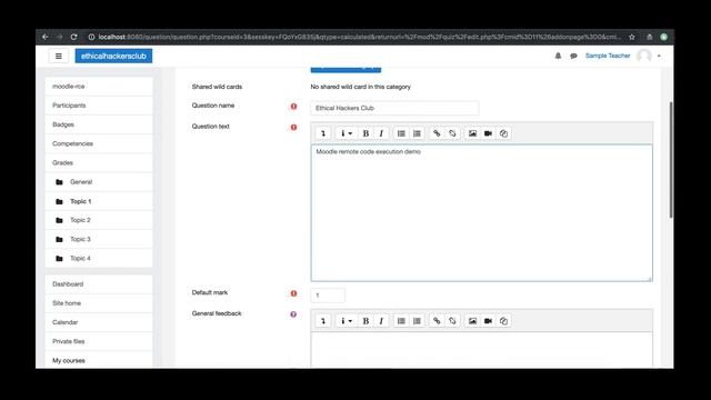 Hacking Moodle and gaining Remote Code Execution on its server смотреть онлайн