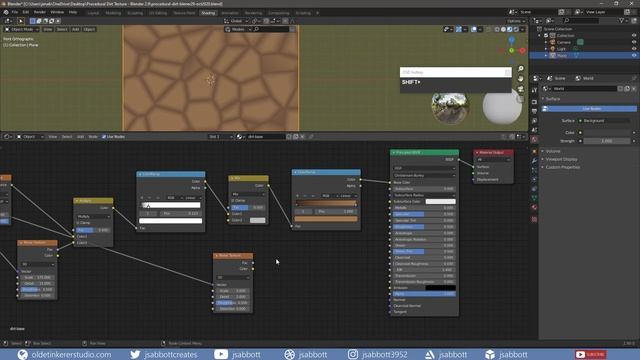 How to make a procedural dirt material in Blender [2.9] смотреть онлайн
