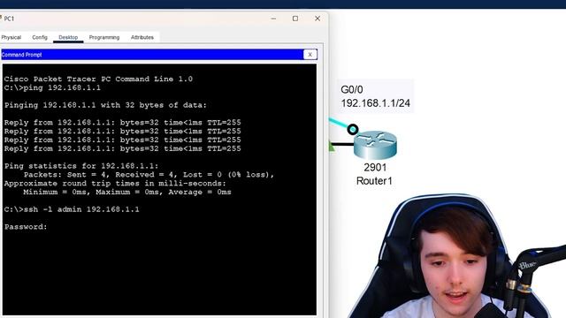 Configure SSH in 10 Minutes! | Cisco Packet Tracer Router & Switch SSH Configuration Tutorial! смотреть онлайн