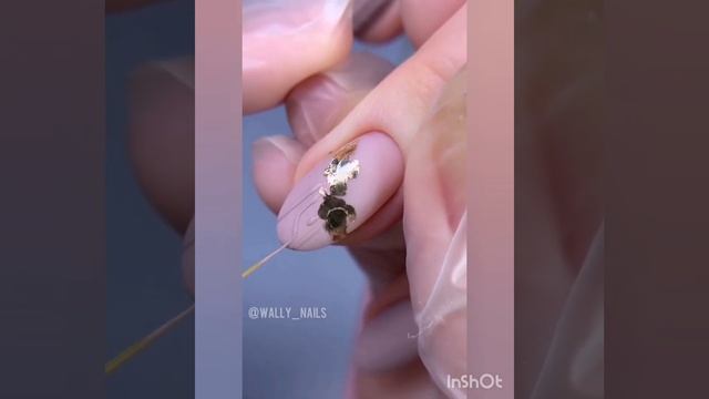 Новогодний маникюр - зимний дизайн ногтей - нюдовый маникюр - nail art - shorts смотреть онлайн