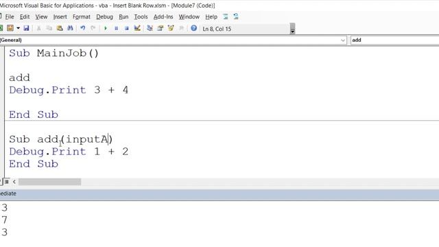 Excel vba - Calling Other Sub procedure смотреть онлайн