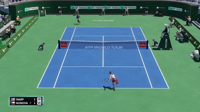 AO Tennis 2 - Coco Gauff Vs Linda Nosková - PS5 Gameplay
