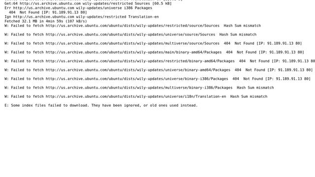 Ubuntu: Sudo apt-get update command is getting error смотреть онлайн