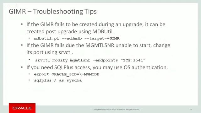Oracle 12c Grid Infrastructure Management Repository (GIMR) – Everything You Wanted To Know смотреть онлайн