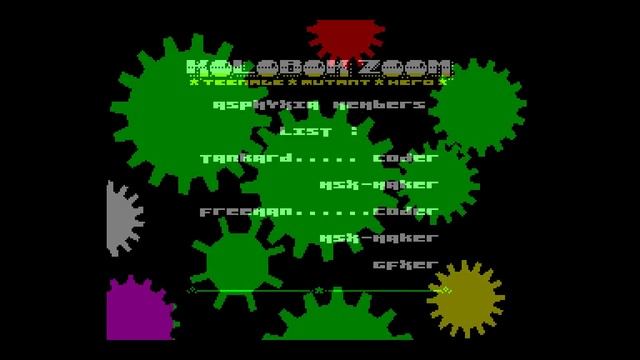 Kolobok Zoom Crack Intro- Asphyxia [#zx spectrum] смотреть онлайн
