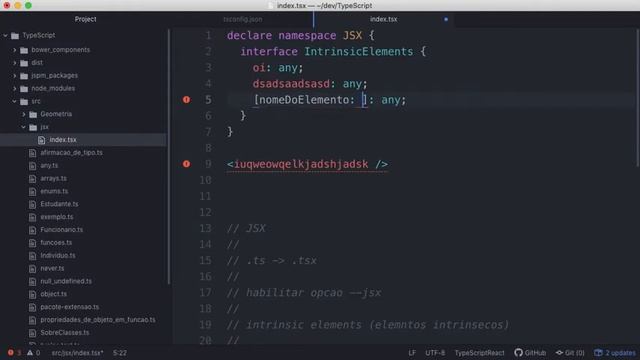 0015-43 Como Habilitar o Uso de JSX no TypeScript смотреть онлайн