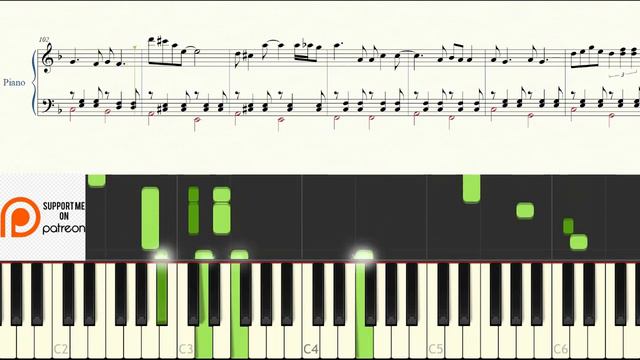 Dire Straits - Sultans Of Swing PIANO COVER + PLAY ALONG SCORE + SCORE смотреть онлайн