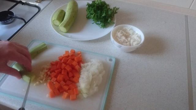 Суп ? з Кабачками та Рисом. смотреть онлайн