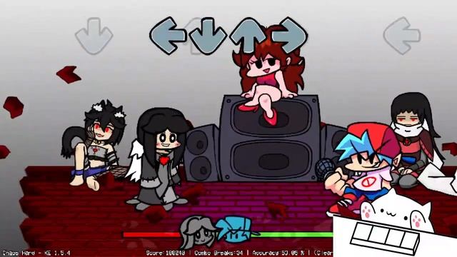 Friday Night Funkin' Bongo Cat plays VS Sheol Hard Mode! смотреть онлайн