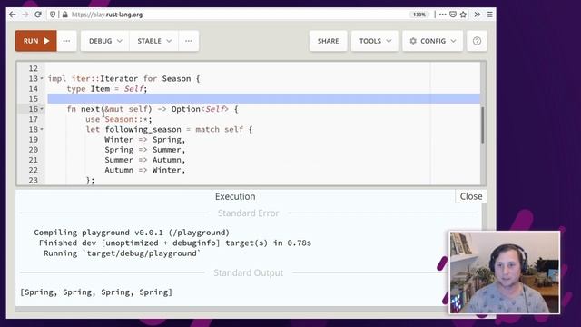 Implementing Iterators in Rust & creating a random number generator! смотреть онлайн