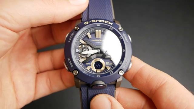 Обзор G-Shock GA-2000 - Casio и Carbon удачное сочетание . . .