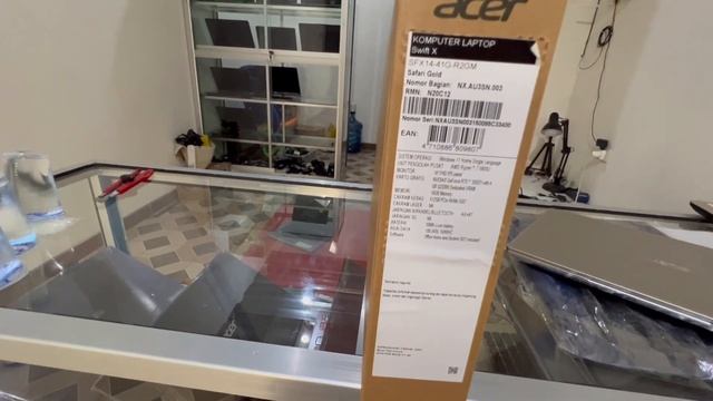 UNBOXING LAPTOP ACER SWIFT X AMD RYZEN 7 5800U VGA 4 GB RTX 3050TI смотреть онлайн
