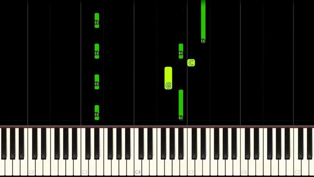 GRIMACE SHAKE SONG - EASY Piano Tutorial смотреть онлайн