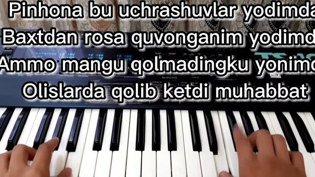 Yulduz Usmonova Muhabbat piano tekst смотреть онлайн