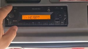 Mercedez Benz Atego Bluetooth Radio pair