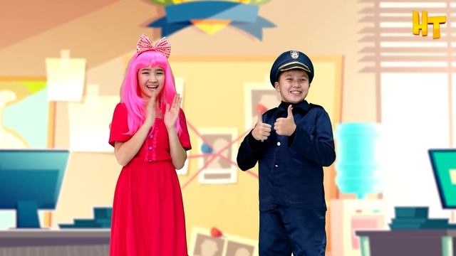 Policeman Fireman Doctor Best Collection - Nursery Rhymes & Kids Songs | Hahatoons Songs смотреть онлайн