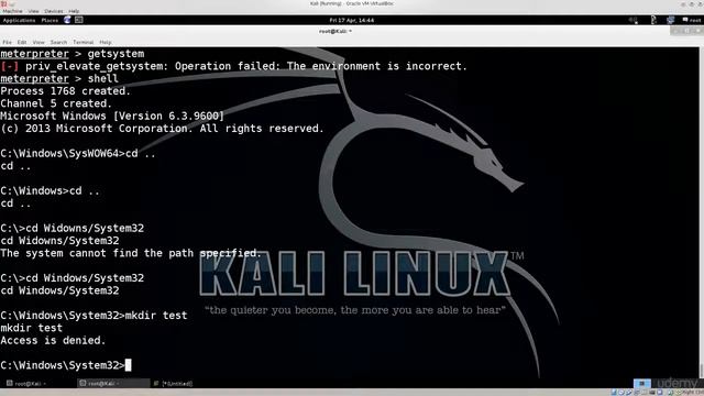 Making reverse shells persistent on another system and escalating privileges смотреть онлайн