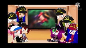 |•Реакция персонажей Намбака ( Надзирателей)•|  \Гача клуб/