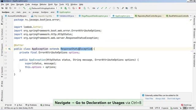 5.2 Spring Boot error handling смотреть онлайн