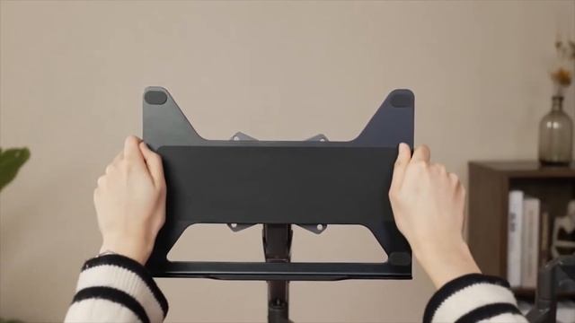 LAPTOP HOLDER FOR MONITOR ARMS | ALLUMINIUM LAPTOP VESA MOUNT JBH-6 смотреть онлайн