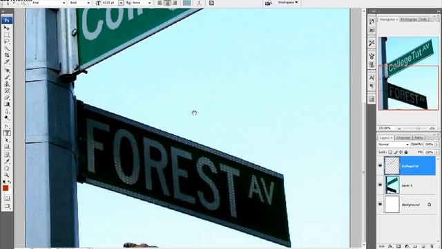 Photoshop Tutorial: Custom Street Signs смотреть онлайн