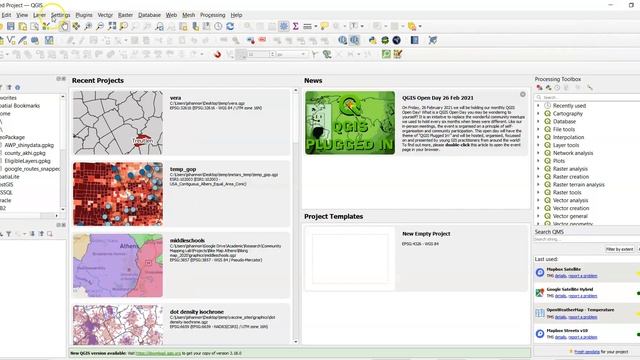 QGIS: Using the spreadsheet plugin to import Excel files смотреть онлайн