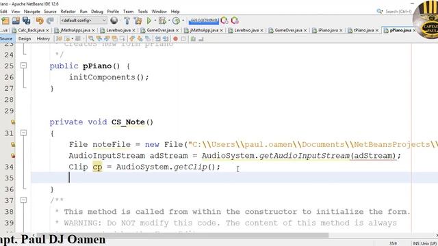 How to Create a Piano in Java NetBeans using Functions смотреть онлайн