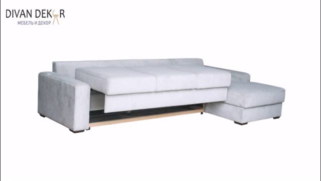 Трансформация дивана Long с механизмом, для ежедневного сна Пума от Диван-Декор смотреть онлайн