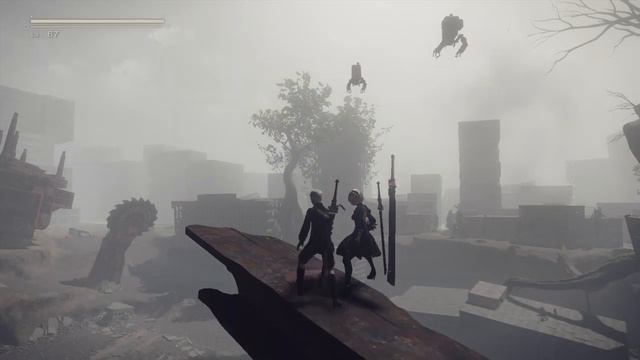 【NieR:Automata#19】友好的な機械生命体「パスカル」と自らの存在に思い悩む賢者ロボたち смотреть онлайн