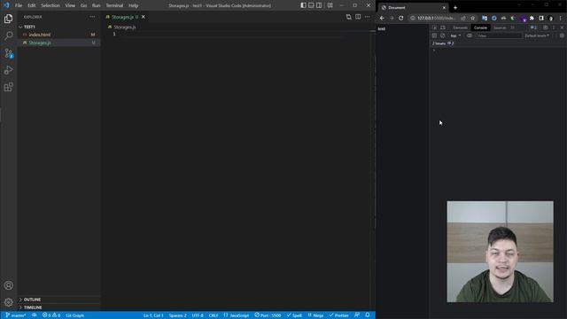 #3 Курс JS для WEB: способы хранения данных на клиенте, LocalStorage, cookies смотреть онлайн