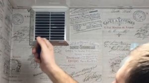 Решётка с обратным клапаном для вентиляции