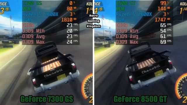 GeForce 7300 GS vs GeForce 8500 GT Test In 6 Games (No FPS Drop - Capture Card) смотреть онлайн