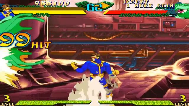 【TAS】Marvel Super Heroes vs. Street Fighter ~ Cyber Akuma & Cyclops смотреть онлайн