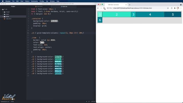 CSS Grid for beginners | Using the repeat and minmax function смотреть онлайн