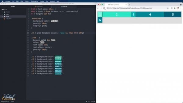 CSS Grid for beginners | Using the repeat and minmax function