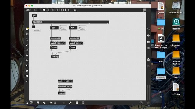Nonlinear Data-Driven Instruments with Simple Artificial Neural Networks (MaxMSP) | Simon Hutchinso смотреть онлайн