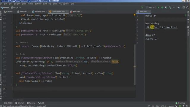 Akka Stream. знакомство на практике. Akka. Scala. смотреть онлайн